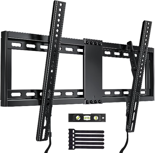MountFTV Large Tilting TV Wall Mount for 37-95 inch TVs