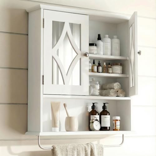 Bathroom Wall Cabinet with Mirror