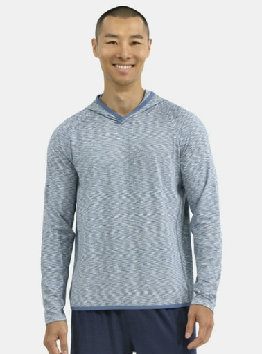 Athletic Works Men's Long Sleeve Space Dyed Hoodie