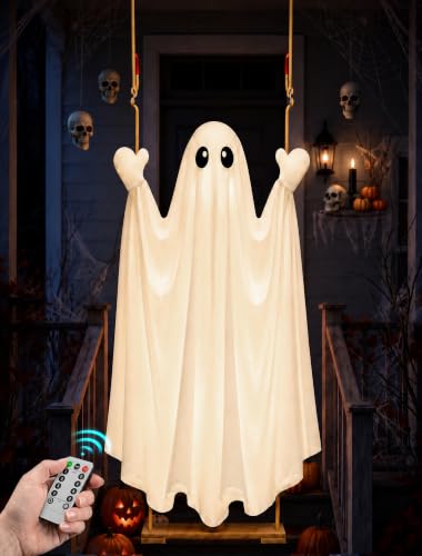Halloween Swinging Ghost Outdoor Decor