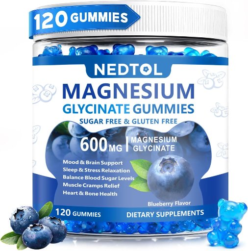 Nedtol Magnesium Glycinate Gummies 600mg