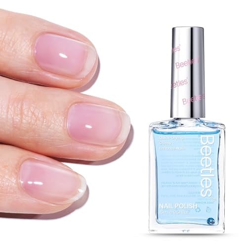 Beetles Oceanic Blue Tint Nail Strengthener & Concealer w/ Keratin, Vitamin B7 & Tocopherol