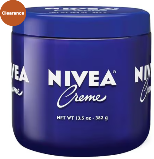 Nivea Creme Body, Face and Hand Care 13.5-oz Glass Jar Deal