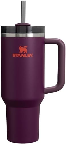 40-Oz Stanley Quencher H2.0 Tumbler w/ Handle and Straw (Plum)
