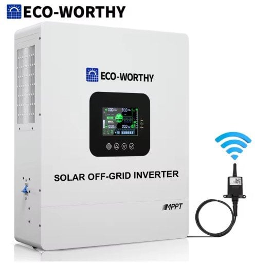 ECO-WORTHY 5000W 48V Solar Inverter 100A MPPT Off-Grid Charger Deal
