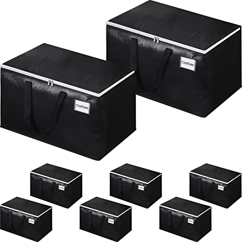 EpicTotes Extra Large Heavy Duty Moving Bags 125L-  8 Pack Deal