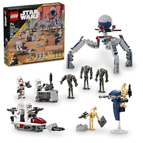 LEGO Star Wars: The Clone Wars - Clone Trooper & Battle Droid Battle Pack (75372, 215-Piece) Deal