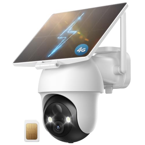 4G LTE Cellular Solar Security Cameras Wireless Outdoor Deal