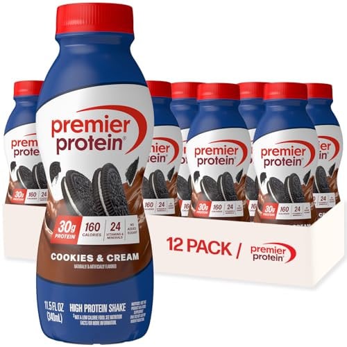 Premier Protein Shake 12-Pack 11.5-Oz (Cookies & Cream) Deal