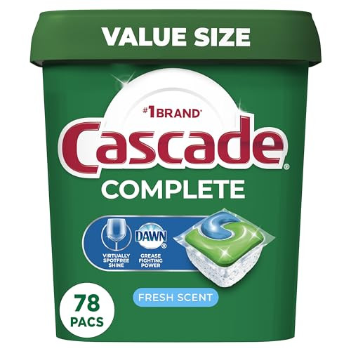 Cascade Complete Dishwasher Pods Fresh Scent 78-Count