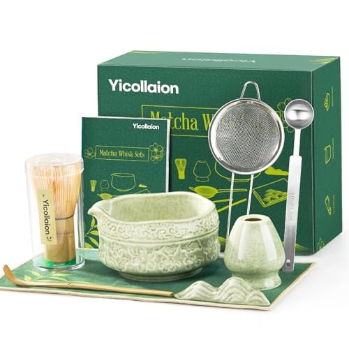 Yicollaion 9-Piece Matcha Whisk Set Deal