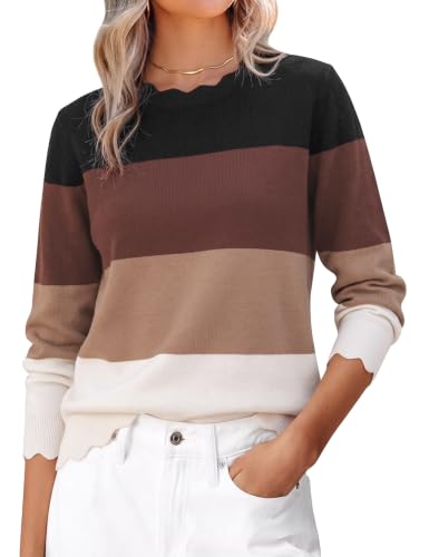 Scalloped Long Sleeve Sweater Deal
