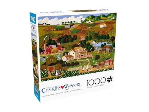 Buffalo Games Charles Wysocki Old Homestead 1000 Piece Puzzle