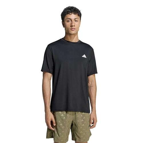 adidas Workout Essentials Flex T-Shirt, Black, X-Large