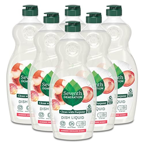 Seventh Generation Dish Soap Liquid Summer Orchard Scent (6-Pack) 19 oz Deal