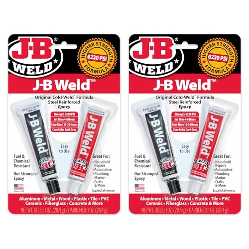 J-B Weld Original Steel Reinforced Epoxy, 2-Pack, Dark Grey