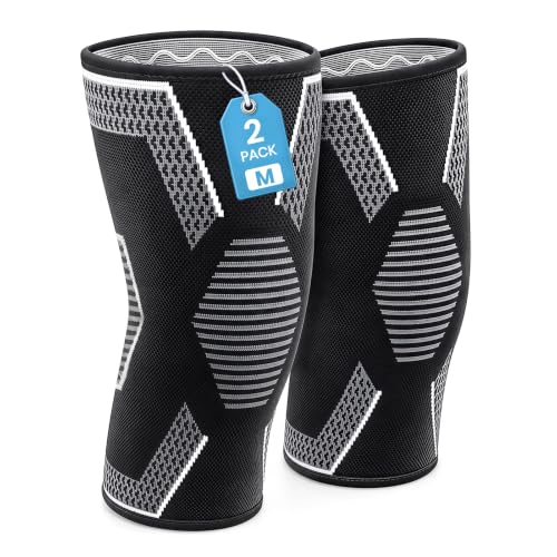 BSRGMS 2-Pack Knee Compression Sleeves