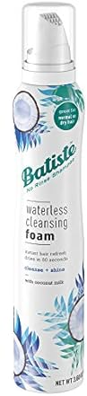Batiste Waterless Cleansing Foam Cleanse + Shine with Coconut Milk 3.6 OZ (6-Pack)
