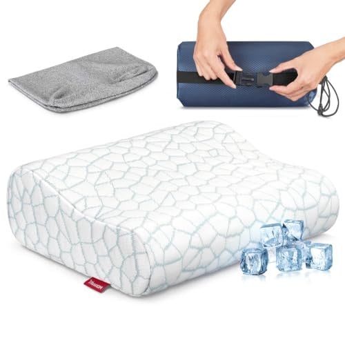 Trakiom Travel Camping Memory Foam Pillow