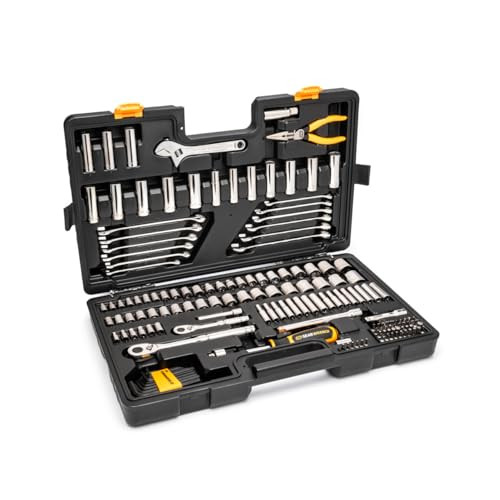 GEARWRENCH 168-Piece 1/4" & 3/8" Drive 72-Tooth 6 Point Professional Tool Set