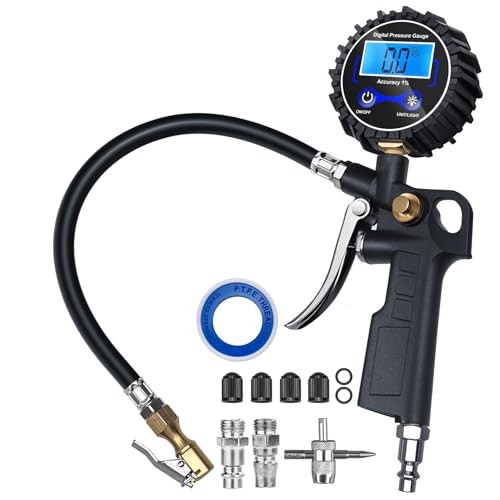 DigitPro Digital Tire Pressure Gauge w/ Inflator