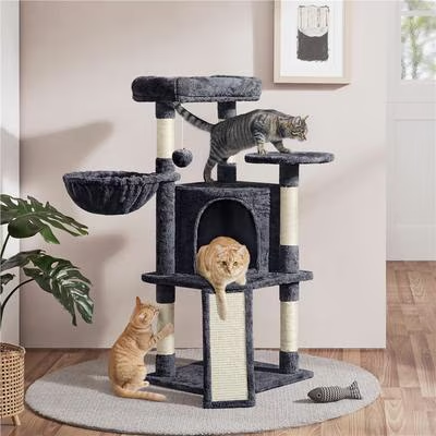 Yaheetech 42" Plush Cat Tree & Condo Deal
