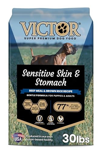 VICTOR Sensitive Skin & Stomach Beef Meal & Brown Rice Dry Dog Food 30-Pound