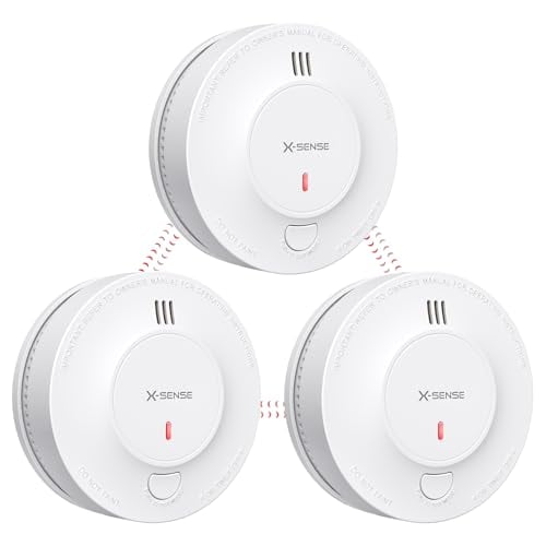 X-Sense Interconnected Smoke Detector SD19-W 3-Pack Deal