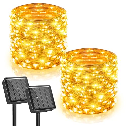 Minetom Solar Fairy Lights 2 Pack Total 66 FT Deal