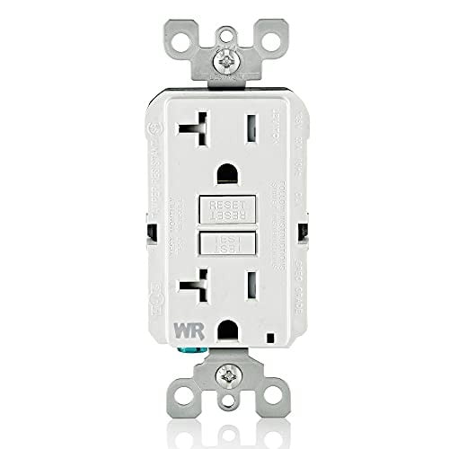 Leviton Self-Test SmartlockPro Slim GFCI Receptacle GFWT2-W