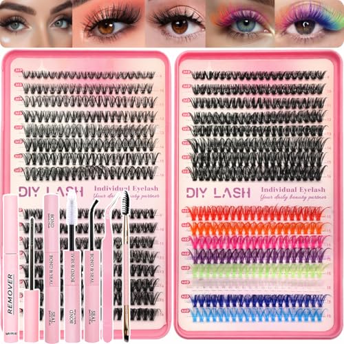 Clusters Eyelashes Extensions Individual Lashes with Tweezers Deal