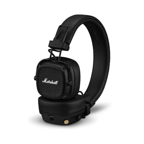 Marshall Major V On-Ear Wireless Bluetooth Headphones (Black) Deal