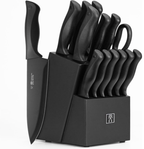 15-Piece Kitchen Knife Set w/ Block