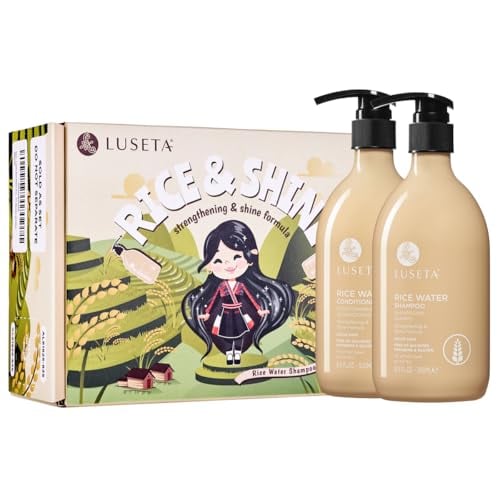Luseta Rice Water Shampoo and Conditioner Set, Volume & Shine Deal