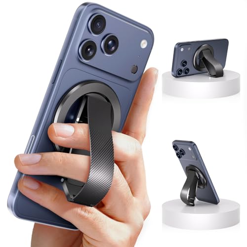 MagSafe Magnetic Phone Ring Grip & Kickstand (Black)
