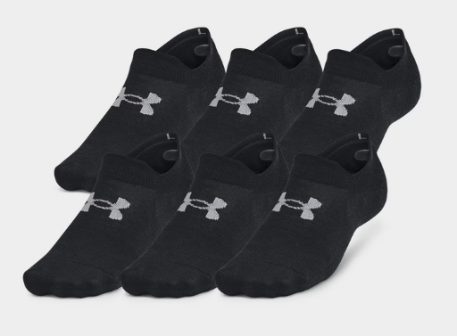UA Essential Ultra Low Socks 6-Pack Deal