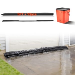 VEVOR 10-Pack 5' x 0.7' Flood Barriers Deal