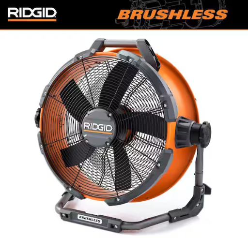 RIDGID 18V Brushless Hybrid 18 in. Drum Fan