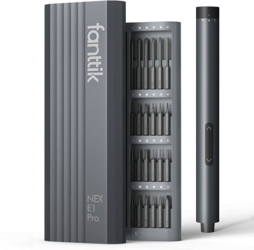 Fanttik E1 Pro 3.7V Cordless Electric Screwdriver Kit with 24 Magnetic Bits