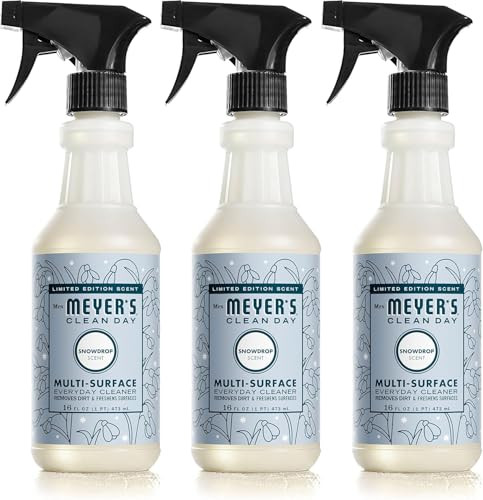 3 Pack of Mrs. Meyer’s Clean Day Multi-Surface Cleaner, Snow Drop, 16 OZ