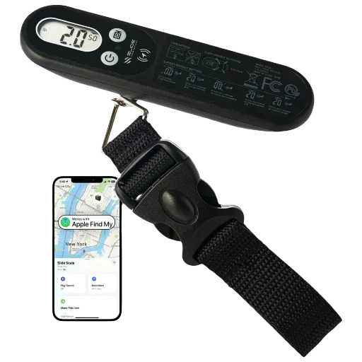 Slide Innovations "Find My" Luggage Tracker and Digital Scale Deal