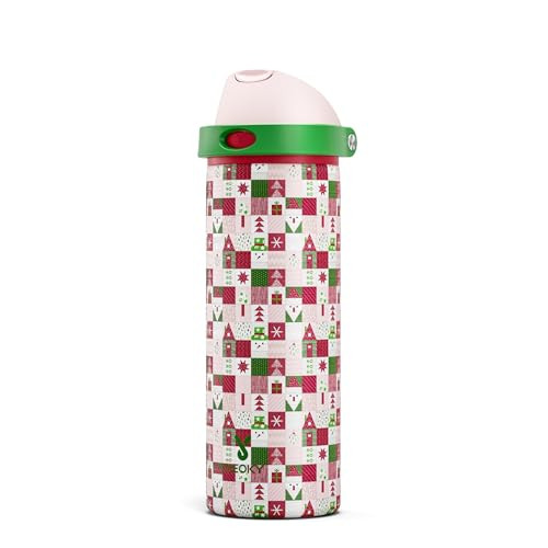 Meoky 24 oz Christmas Water Bottle