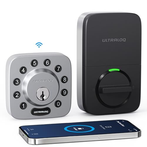 ULTRALOQ U-Bolt WiFi Smart Deadbolt w/ Door Sensor