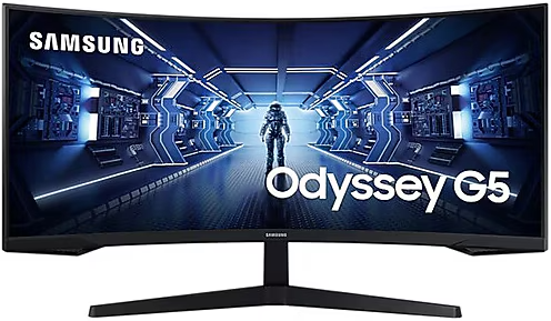 Samsung Odyssey G5 34" Curved WQHD 165Hz LED Gaming Monitor