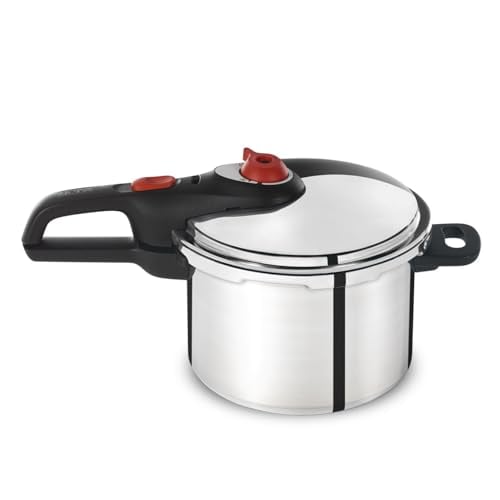 T-fal P2614634 Secure Aluminum Initiatives 6-Quart 12-PSI Pressure Cooker Deal