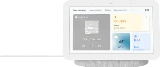 Google Nest Hub 2nd Gen Smart Home Display with Google Assistant - Snow