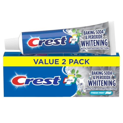 Crest Baking Soda & Peroxide Whitening Toothpaste Fresh Mint 2-Pack 5.7-Oz Deal