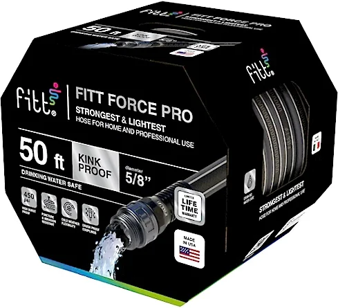 FITT 5/8 in. x 50 ft. Force Pro Commercial Grade Garden Hose Deal