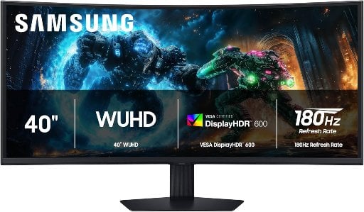Samsung Odyssey G7 40" WUHD 180Hz Curved Gaming Monitor Deal