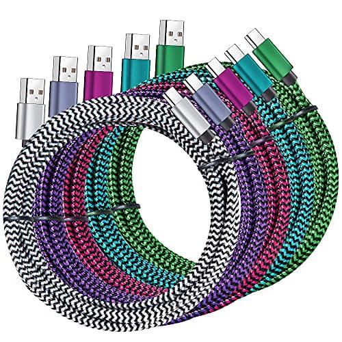 USB Type c Cable, 5 Pack (6FT) Deal